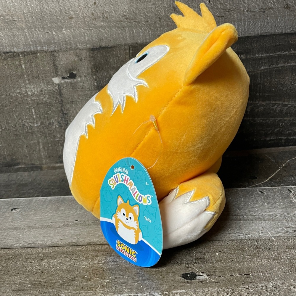 Squishmallows Tails Sonic The Hedgehog Plush Yellow Stuffed Animal Toy - Picture 2 of 10